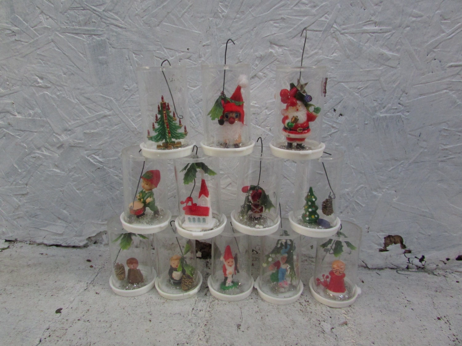 Vintage Set of 12 Pill Bottle Christmas Ornaments.One Dozen | Etsy