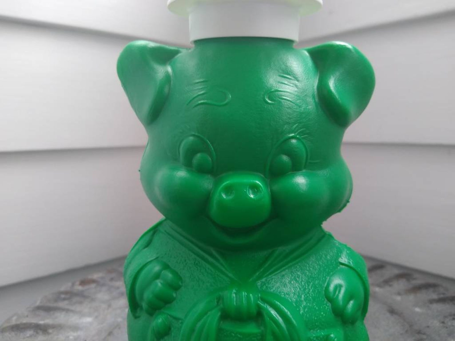 VINTAGE Blow Mold Piggy Bank From Mellon Bank Etsy