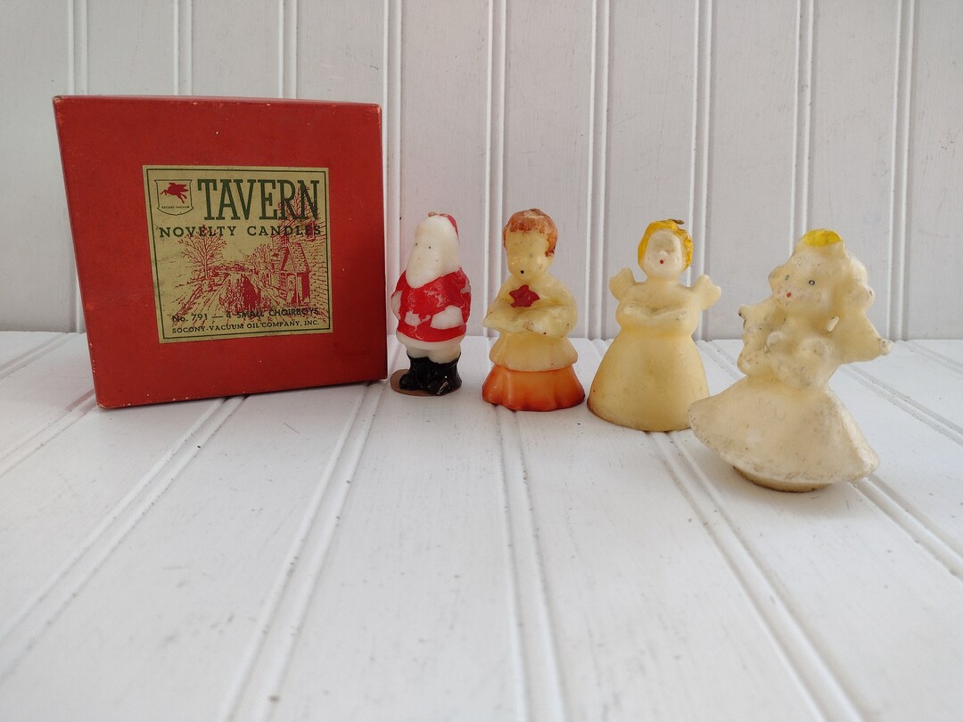 VINTAGE Tavern Novelty Candles. Set of 4 Candles. Choir Boy Etsy