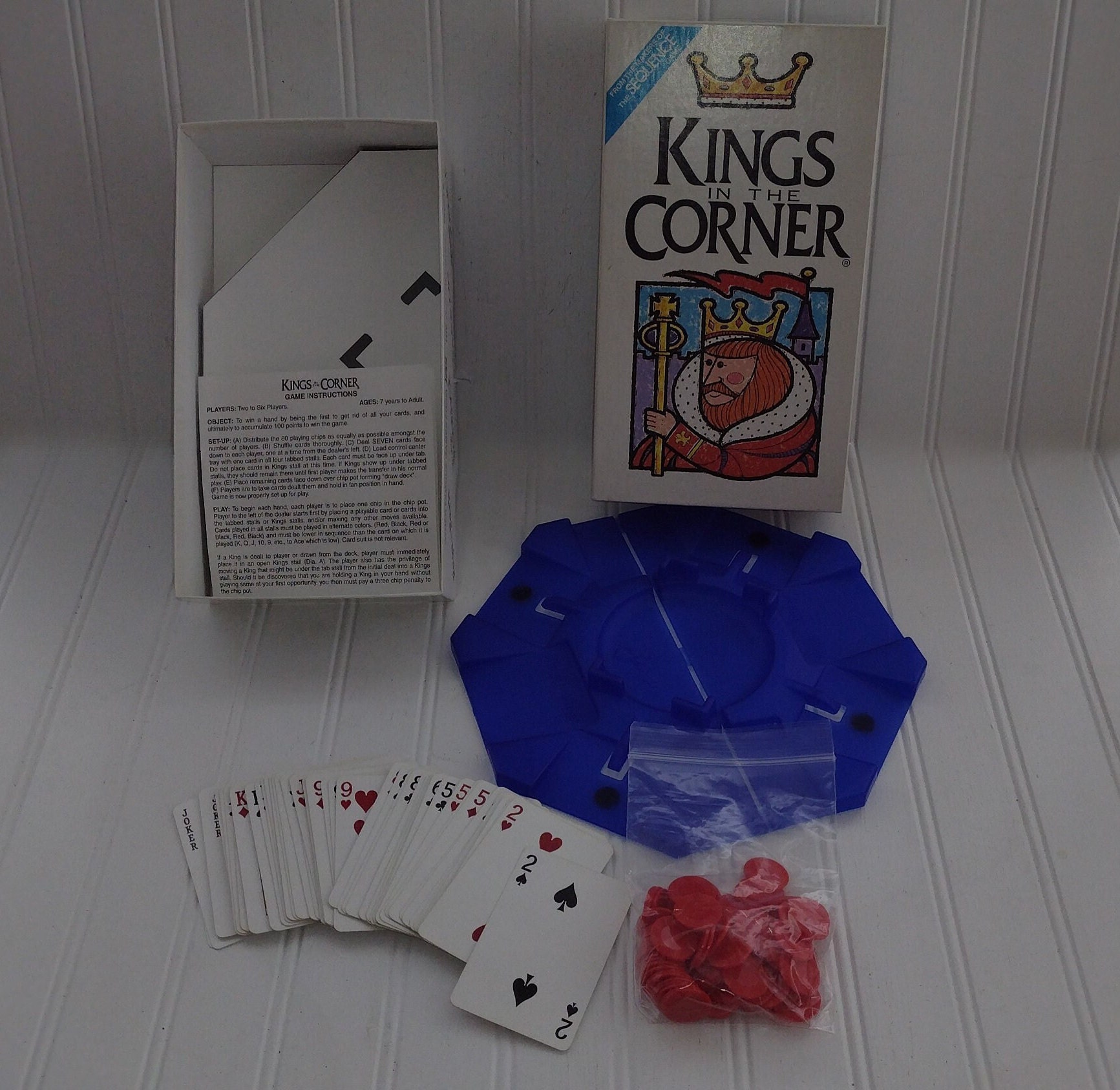 Kings In The Corner Family Card Game Ages 7-Adult Jax Ltd. 6000