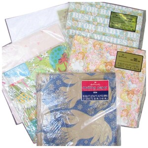 Confezioni sigillate VINTAGE di carta da imballaggio hallmark
