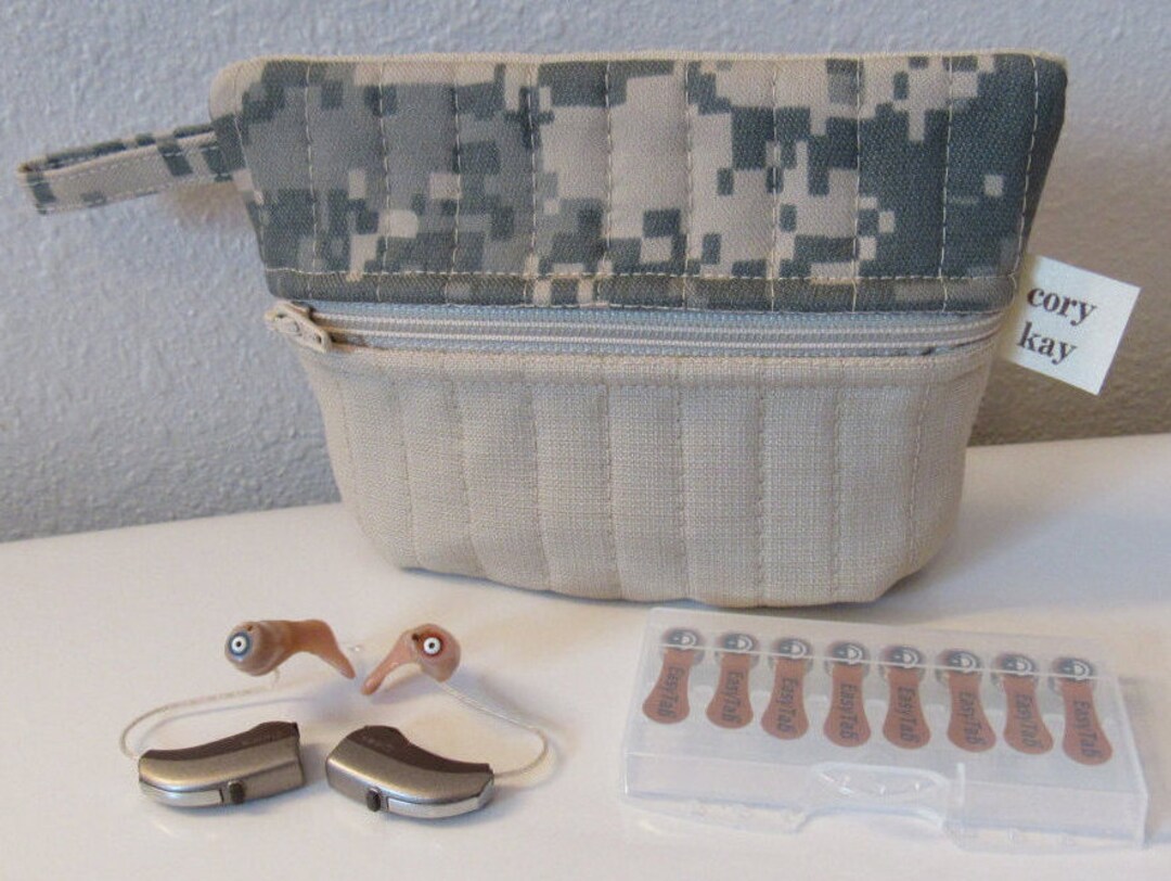 Hearing Aid Travel Case, Hearing Aid Accessory Bag, Hearing Aid Pouch