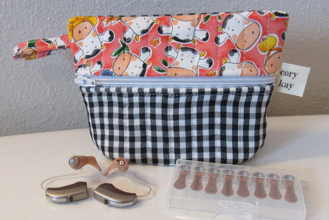 Hearing Aid Travel Case, Hearing Aid Accessory Bag, Hearing Aid Pouch