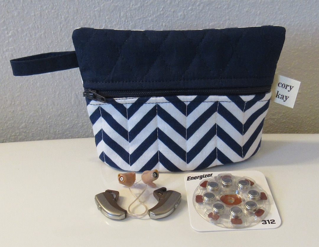 Hearing Aid Travel Case, Hearing Aid Accessory Bag, Hearing Aid Pouch