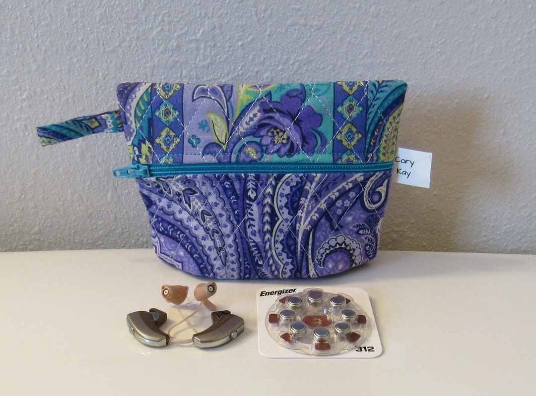 Hearing Aid Travel Case, Hearing Aid Accessory Bag, Hearing Aid Pouch