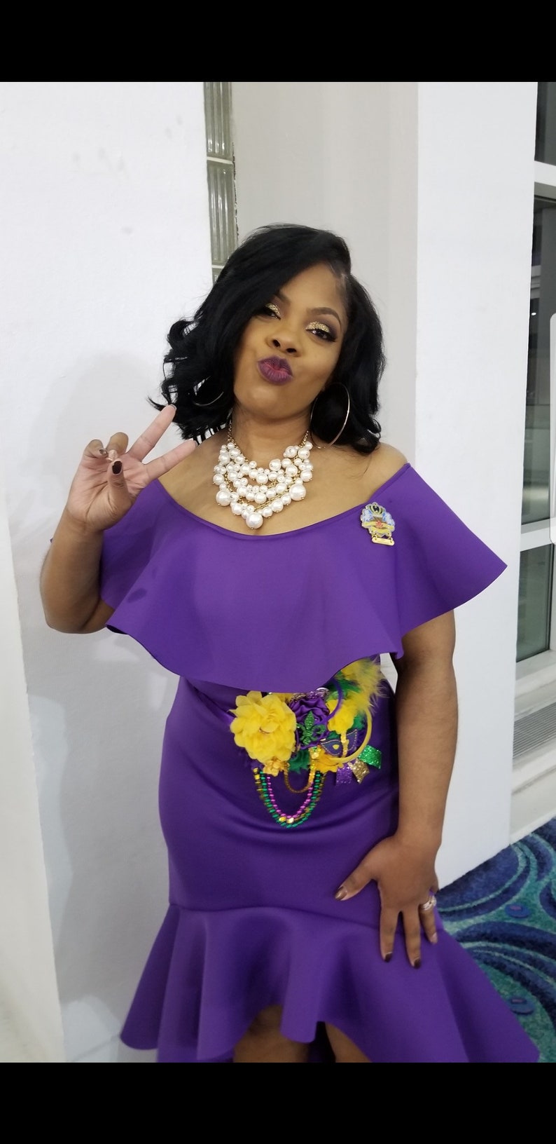 mardi gras maternity shirt