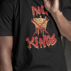 NO KINGS DAY 2025 tshirt Unisex Tee Shirt, Activist Protest Shirt, Political Statement Clothing.