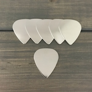 Anodized Aluminum Blanks for Engraving and Hand Stamped Guitar Picks  Keychain Blank Pet ID Tags Pack