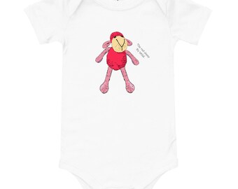 Sheep Custom Baby Bodysuit Cotton One-Piece Sheep Custom Baby Bodysuit Cotton One-Piece