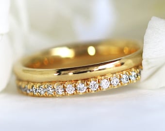 Diamond Band, Eternity Ring, Eternity Band, Eternity Diamond Band, Diamond Wedding Band, Gold Eternity Band, Thin Diamond Band, 18K, 14K