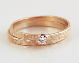 Hochzeit Ring Set - Brautring, Diamantenring, Verlobungsring, Diamantring, Ringset, Diamantring, Ringset, Diamantring, Ringset, Verlobungsring