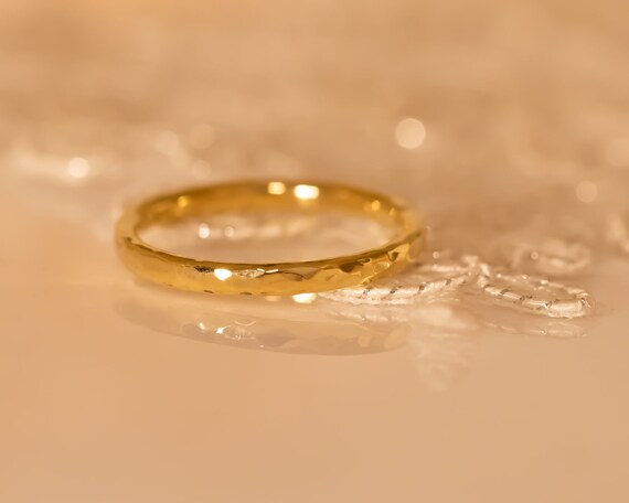Etsy hammered ring deals