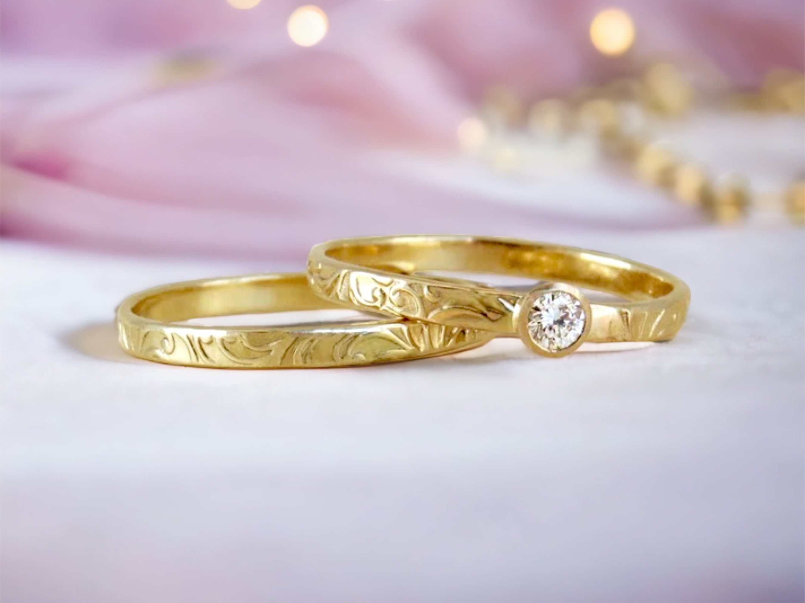 Small wedding ring sets deals