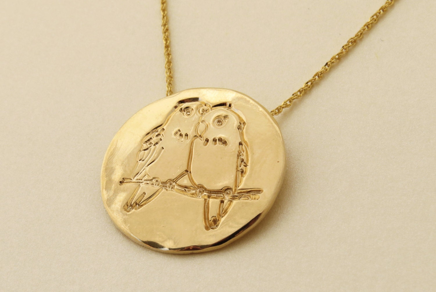 14k Gold Necklace Unique Gold Necklace Coin Necklace Gold - Etsy