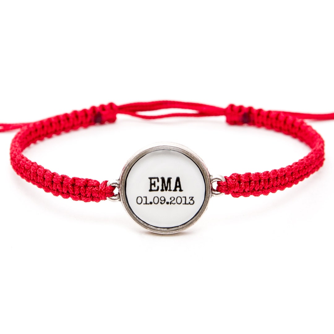 Custom Personalized Bracelet Custom Jewelry Macrame Bracelet Custom