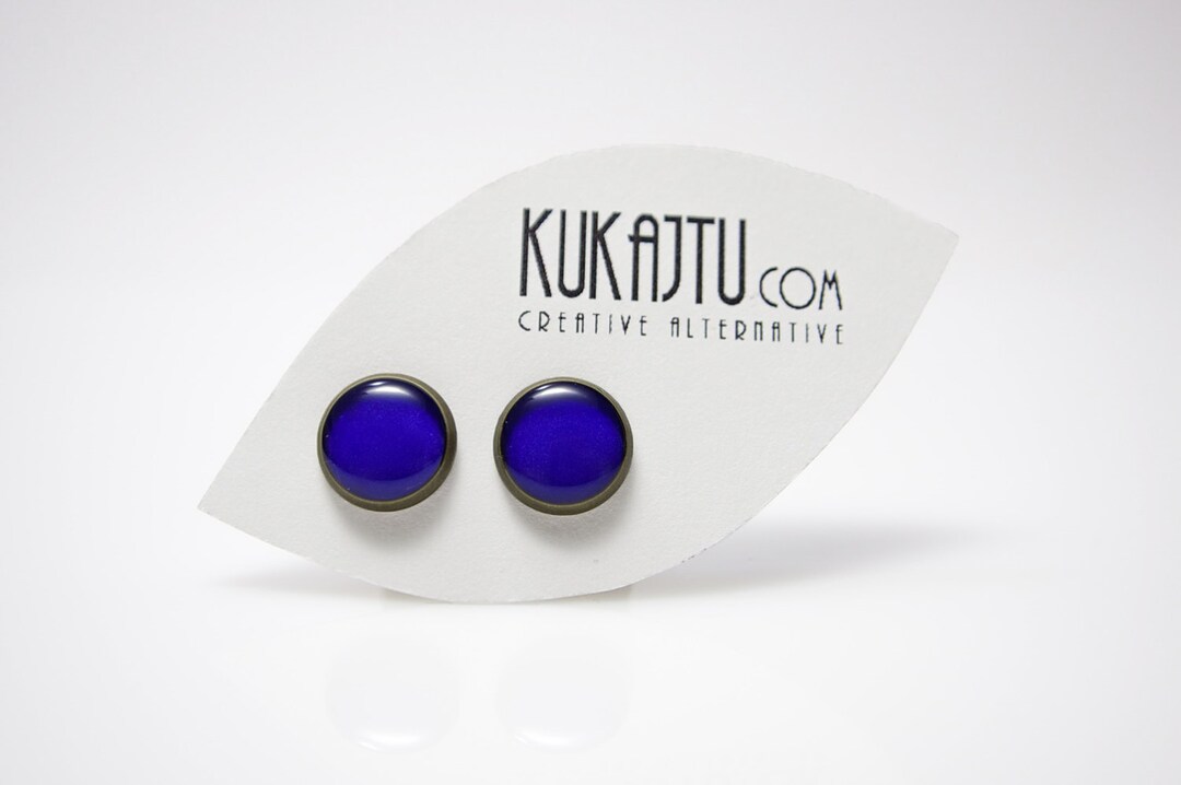 Royal Blue Stud Earrings Blue Jewelry Fall Color 2013 Royal Blue Color