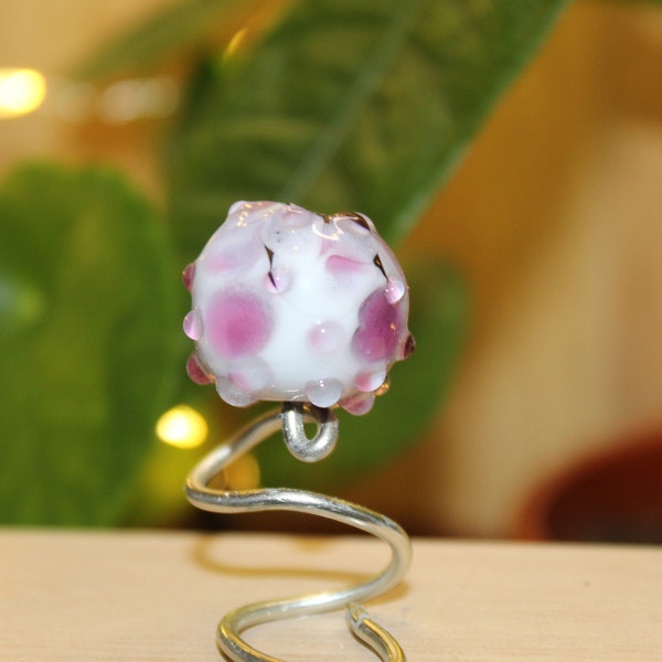 Perles en verre filé au chalumeau , créations uniques - Perles  Bijoux perles Lampwork bead Perles Chalumeau Perle colorée - Verre