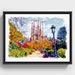 see more listings in the Watercolor Cityscapes section