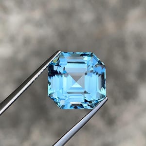 Beautiful Blue Topaz  for Ring or Pendant - Natural 12.71 ct – African Loose Gemstone, Facet Blue Gem, Healing Stone, December Birthstone