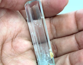 34.5カラット天然アクアマリン結晶標本、原石アクアマリンヒーリング