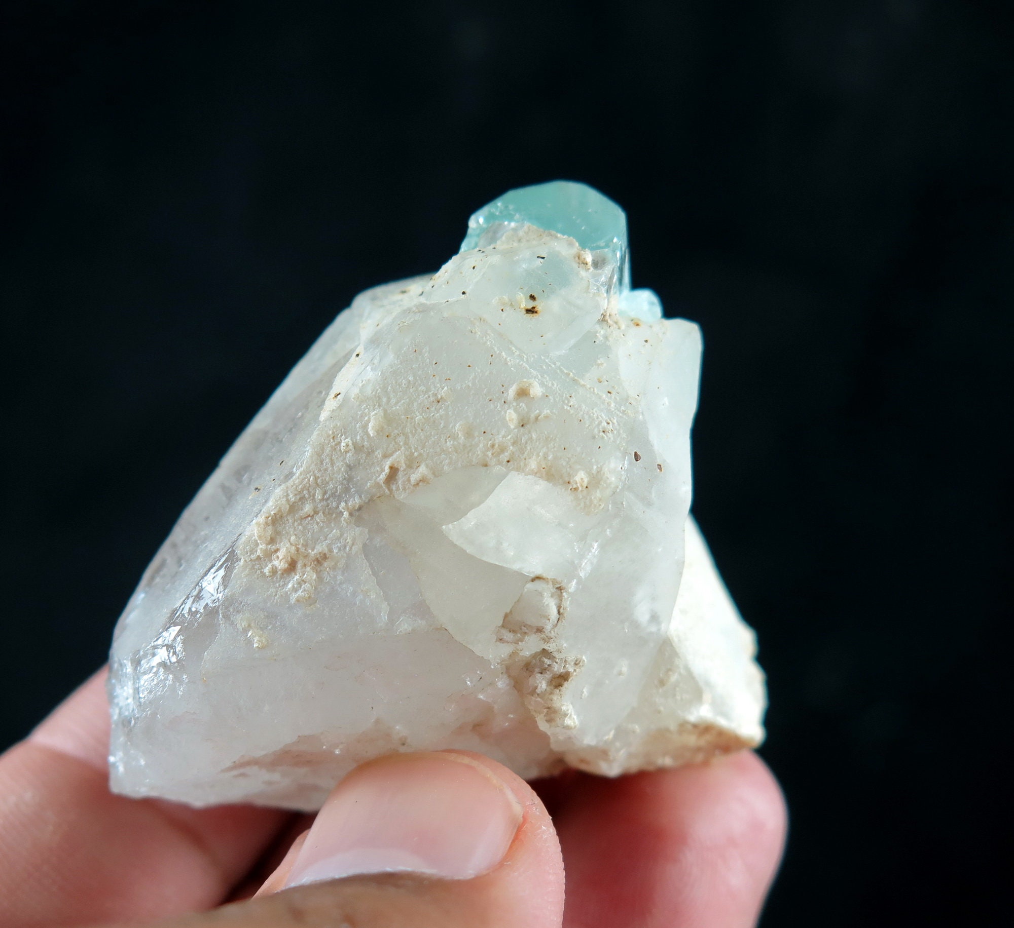 アクアマリン結晶標本：パキスタン産天然原石60.00グラム - Etsy 日本