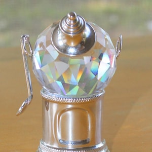 Vacker kristall traditionell silver egyptisk matlagningsbönkruka med lock och brännare