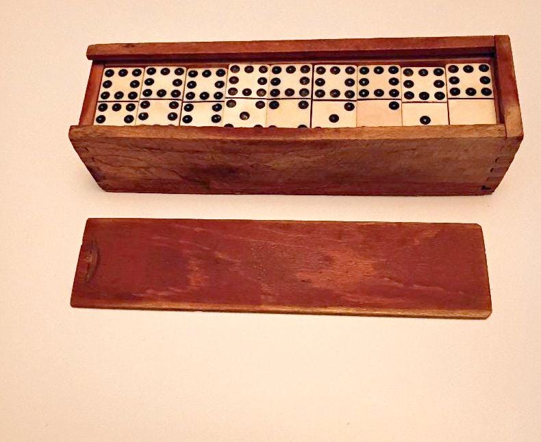Antique ivory dominoes - Etsy 日本