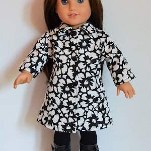 Handmade Doll Clothes Coat fit 18" Girl Dolls Maplelea Christmas No. 2