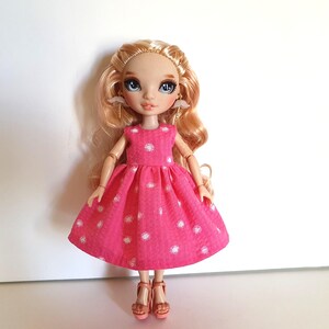 Handmade Doll Clothes Dress fit 11" Rainbow High Dolls DRESS ONLY No.4