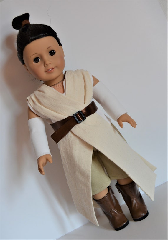 Handmade Doll Clothes Star Wars Inspired Rey Costume Fit | Etsy