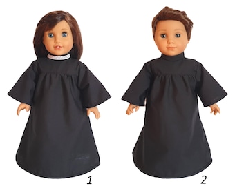 Handmade Doll Clothes Judge Costume Robe Uniform fit 18" Girl or Boy Dolls Maplelea