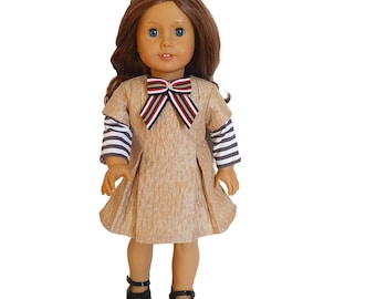 Handmade Doll Clothes M3gan Inspired Dress Costume fit 18" Girl Dolls Maplelea