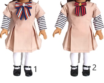 Handmade Doll Clothes M3gan Inspired Dress Costume fit 18" Girl Dolls and Maplelea Doll