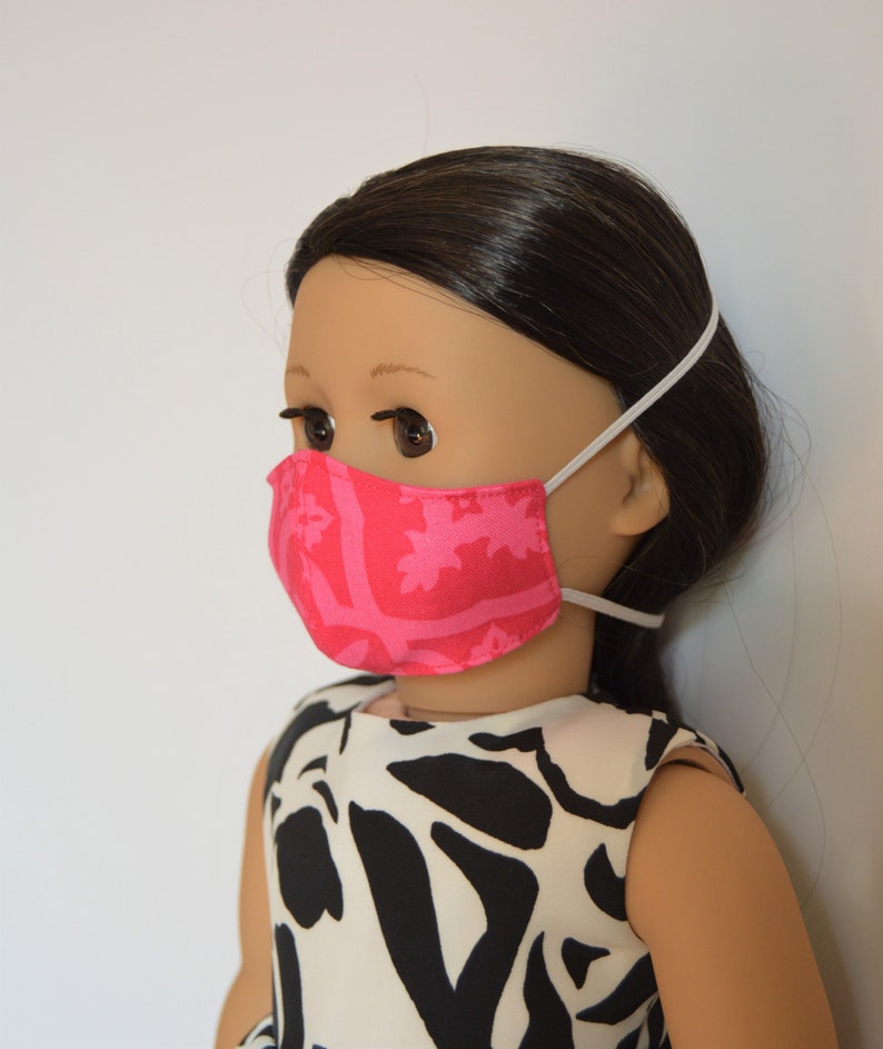 Handmade Doll Face Masks Cotton Fabric fit 18 American Girl Etsy