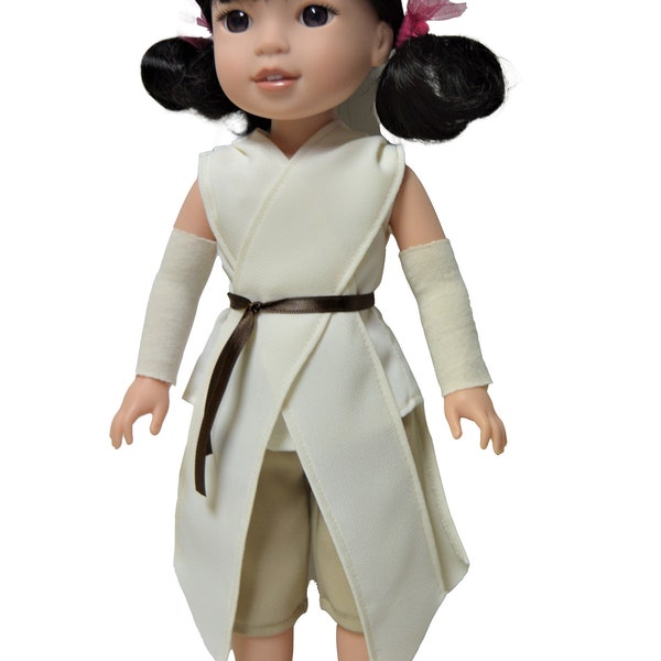 Handmade Doll Clothes Star Wars Inspired Costume fit 14.5" AG Wellie Wishers and H4H Dolls