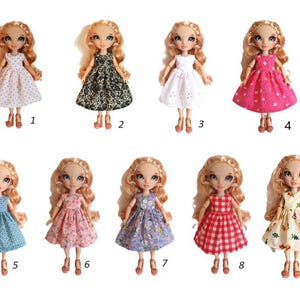 Handmade Doll Clothes Dress fit 11" Rainbow High Dolls DRESS ONLY Bild 1