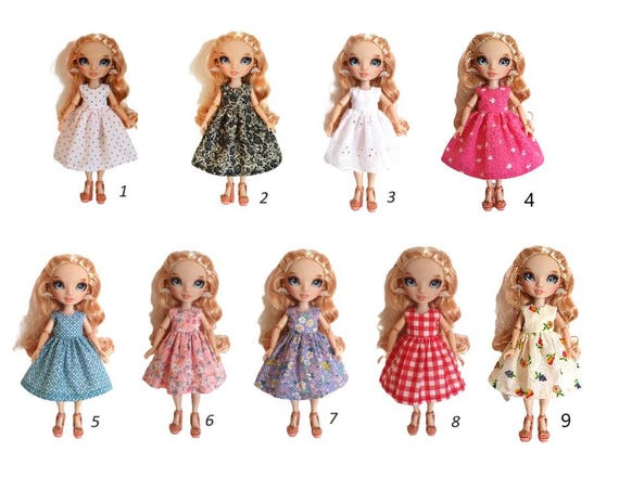 Handmade Doll Clothes Dress fit 11" Rainbow High Dolls DRESS ONLY