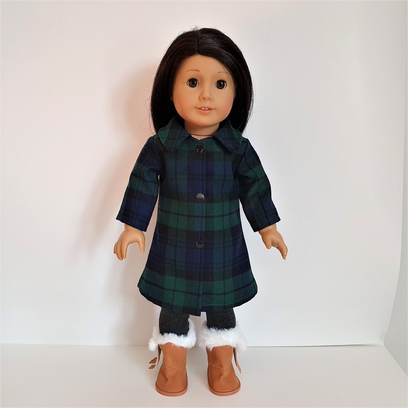 Handmade Doll Clothes Coat fit 18" Girl Dolls Maplelea Christmas image 8