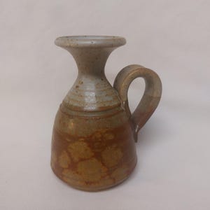 Vintage Studio Pottery / Vase / Pitcher / Bottle / Hand-thrown  / Artist Signed