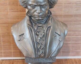 Early 20th Century Terracotta Bust Ludwig von Beethoven by A. Azori at