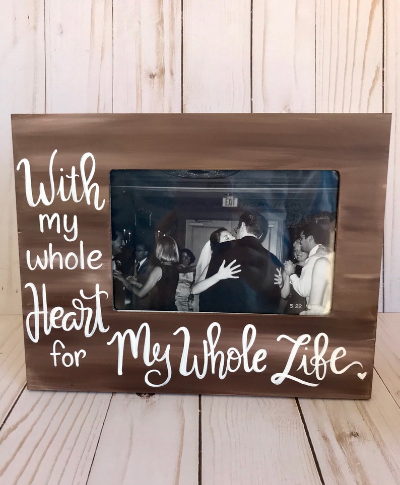 Love Picture Frame. Picture frame for boyfriend girlfriend Etsy