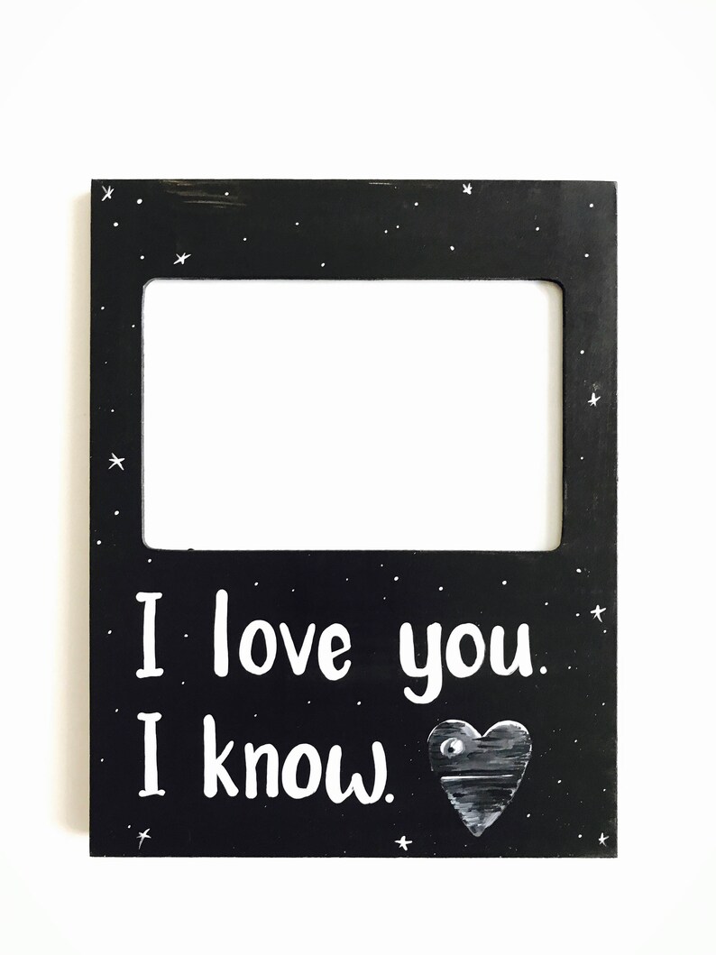 Star Wars inspired Picture Frame. Boyfriend picture frame. Etsy