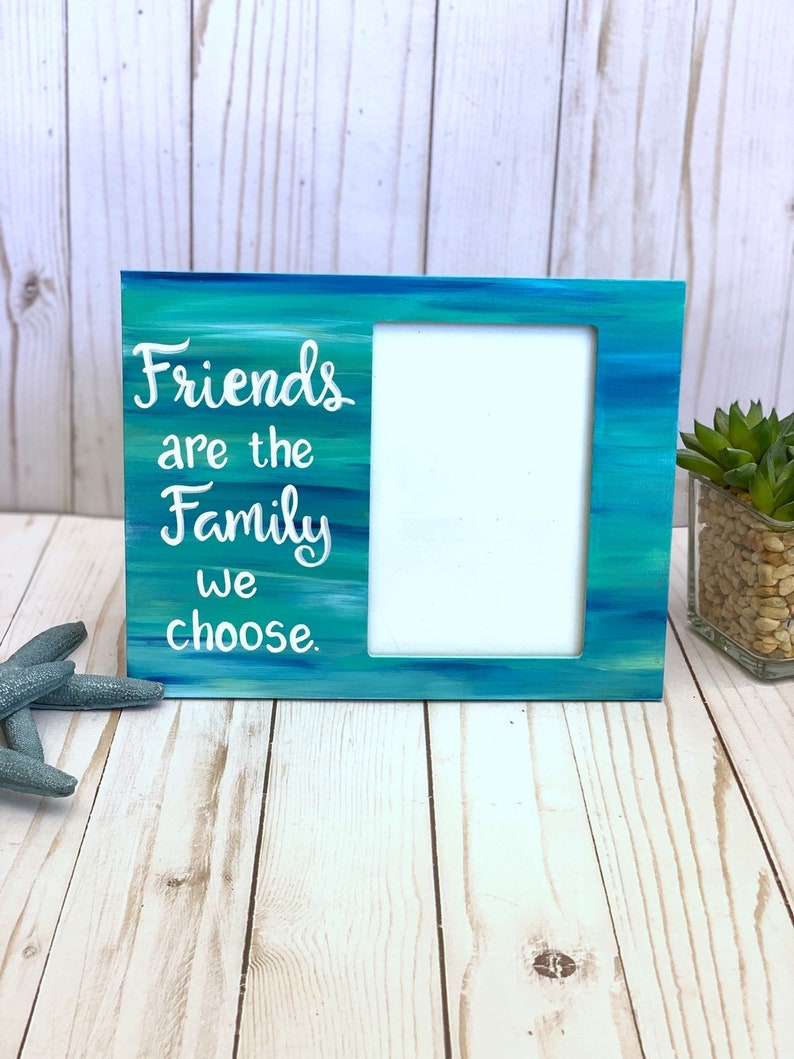 Long Distance Friend picture frame. Photo frame with quotation Etsy