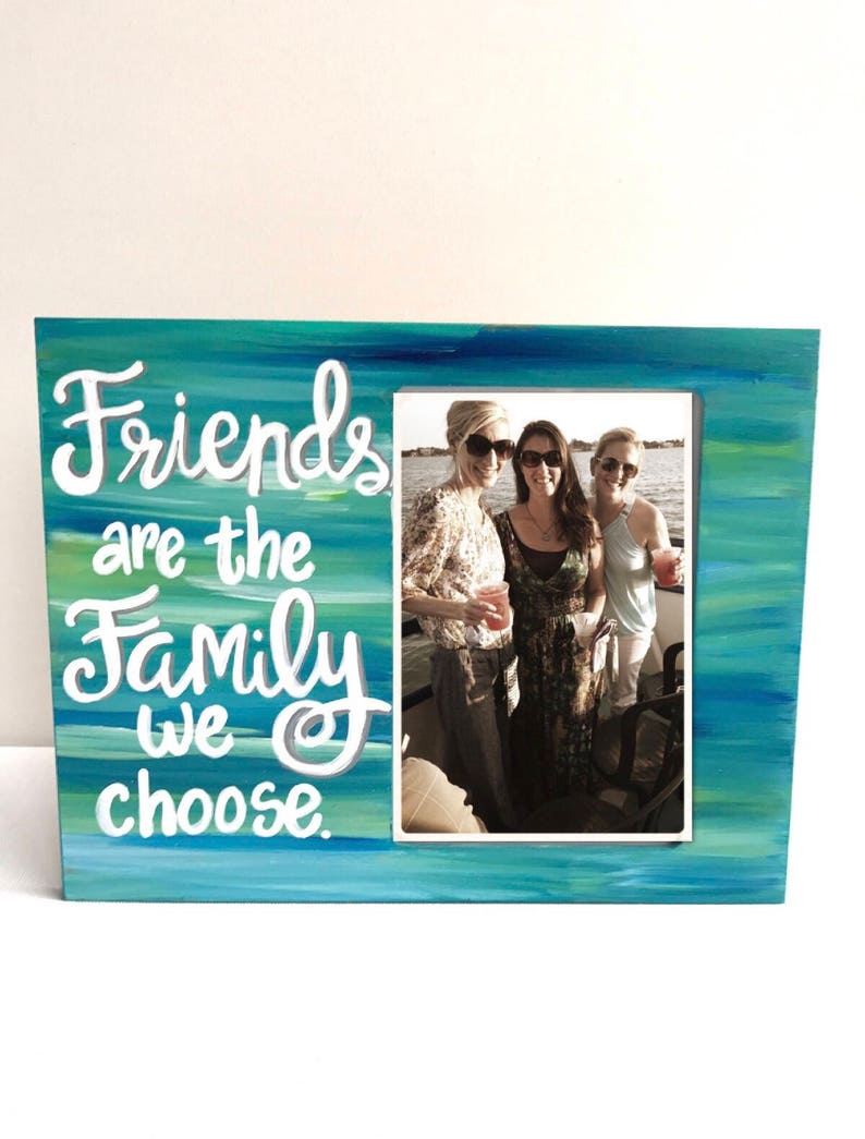 Long Distance Friend picture frame. Photo frame with quotation Etsy