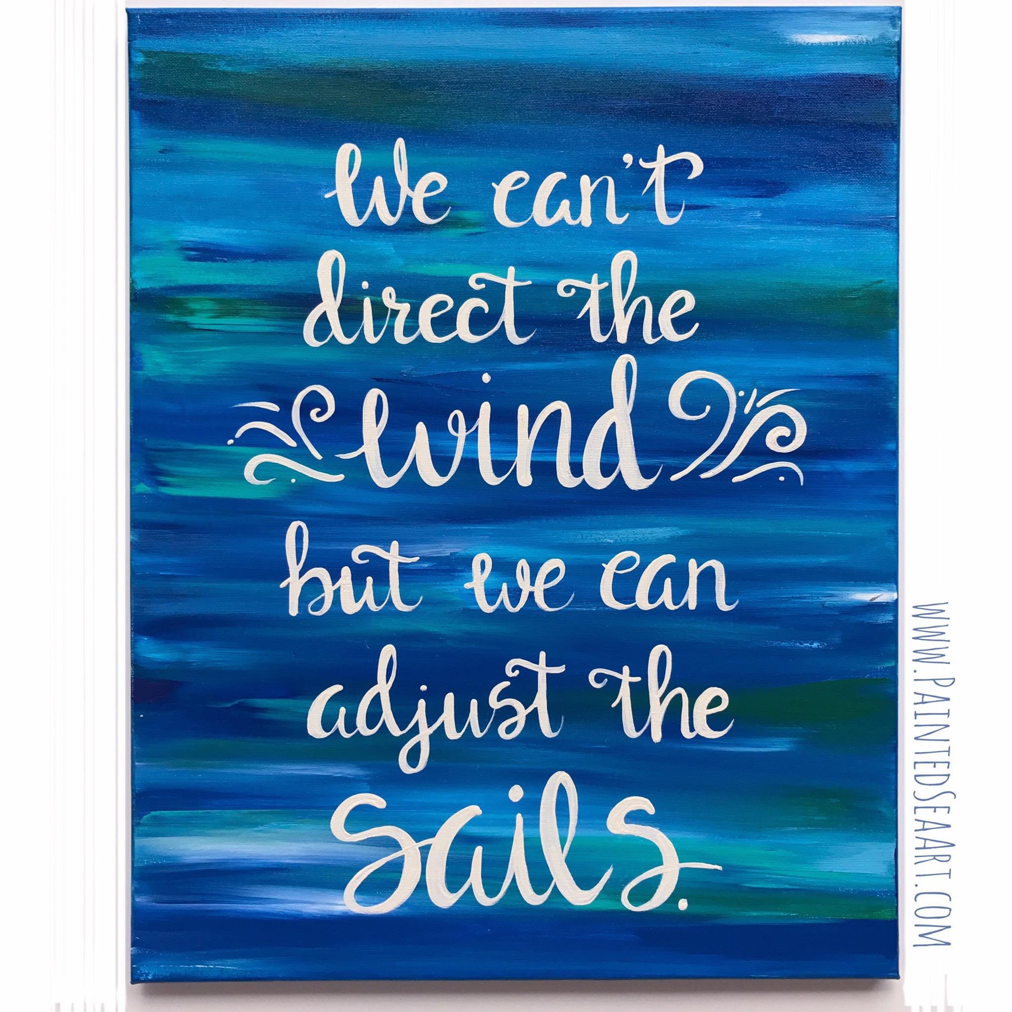 12x12 Custom Painting. Quote on canvas. ANY Etsy