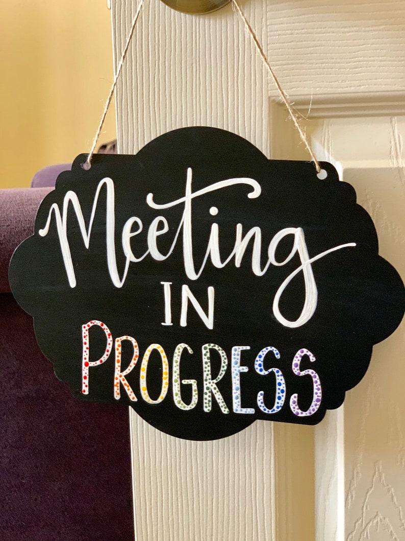 Virtual Meeting In Progress Sign Virtual Call Hand Painted Etsy virtual-meeting-in-progress-sign-virtual-call-hand-painted-etsy