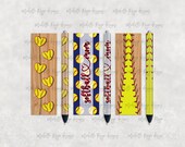 Softball, Sports, Team Spirit, Printable Waterslide Pen Wrap Design, Epoxy Pen Wrap, InkJoy, PNG, Instant Digital Download, Mockup Included Il_170x135