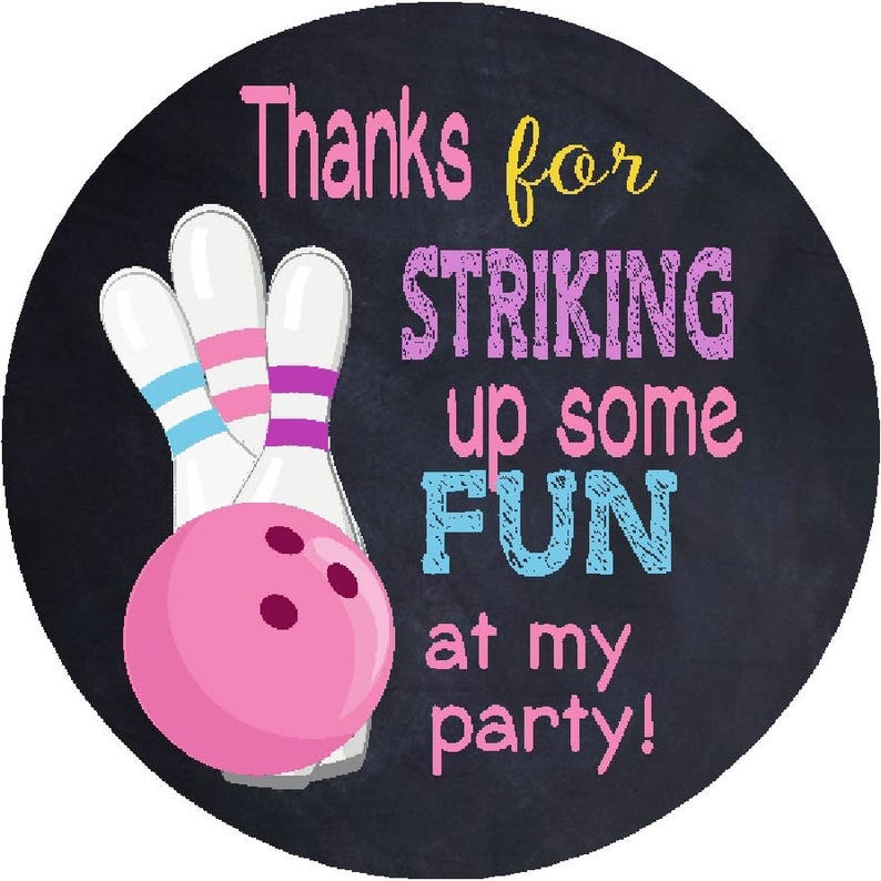 bowling-thank-you-tags-bowling-birthday-bowling-bowling-etsy