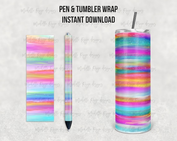 Pastel Rainbow, Alcohol Ink, Watercolor, Strokes, Printable