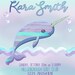 Narwhal Birthday Invitation Narwhal Invite Printable - Etsy